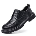 thumbnail image 5 of Men's Cowhide Leather Casual Thick-Sole Business Shoes, 5 of 6