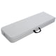 thumbnail image 4 of Banco plegable de plÃ¡stico blanco de 6 pies, para interior, exterior, picnic, camping, comedor, fiesta Zimtown moderno, 4 of 6