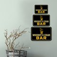 thumbnail image 6 of Classic Framed Plus Whiskey & Cigar Bar Wall or Door Sign | Funny Home Decor - Large, 6 of 9
