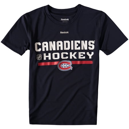 UPC 793696926111 product image for Montreal Canadiens Reebok Youth Authentic Freeze PlayDry T-Shirt - Navy - | upcitemdb.com
