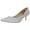 Silver Glitter, variant on JEWEL BADGLEY MISCHKA Womens Gold Glitter Royalty Pointed Toe Kitten Heel Slip On Dress Pumps Shoes 11 M