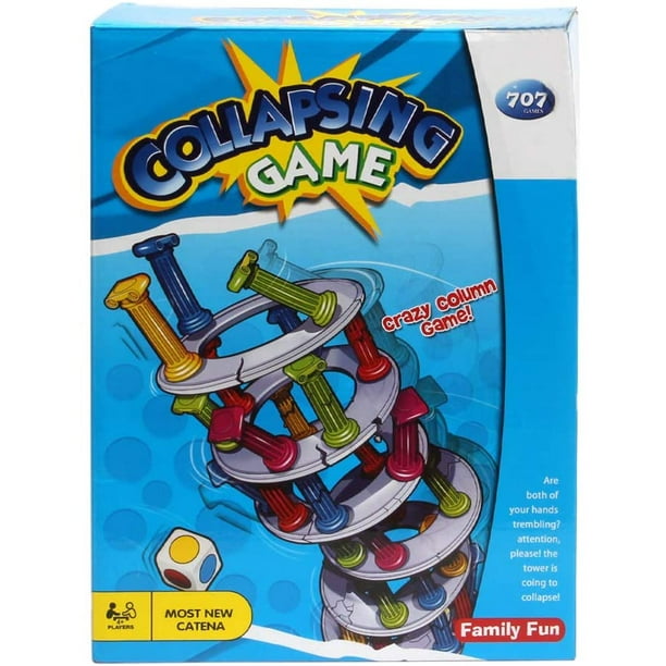  Point Games Crazy Tower - Stacking Tower Game with Fun Roman  Column Design- Toppling Leaning Tower Toy with Dice - Developmental &  Interactive Puzzle, Test Stabilizing Skills- Ages 5+ : Toys & Games