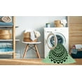 thumbnail image 2 of Ahgly Company Machine Washable Indoor Rectangle Transitional Dark Forest Green Area Rugs, 2' x 5', 2 of 7