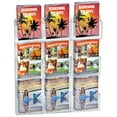 thumbnail image 3 of Nine-Pocket Wall Mount Bifold Brochure Holder, 2-Pack, 3 of 4