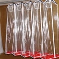 thumbnail image 4 of Funda de Ropa Baoblaze Cubierta de Trajes Con Cremallera Completa transparente impermeable 180 x 70 x 30 cm, 4 of 4