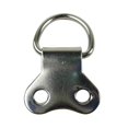 thumbnail image 2 of 25pcs D-Ring Picture Frame Hanging Hooks Double Hole Hangers with 50pcs 3x10 Silver Screws (Silver), 2 of 3
