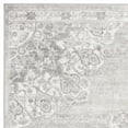 thumbnail image 5 of SAFAVIEH Brentwood Dimitri Floral Bordered Area Rug, 9' x 9' Square, Grey/Ivory, 5 of 9