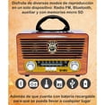 thumbnail image 3 of Bocina Inalambrico VIMI Retro Bluetooth Recargable Radio Fm Mp3 Usb, 3 of 7
