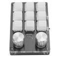 thumbnail image 5 of Wireless Programmable Shortcut Keyboard USB Bluetooth Dual Mode 9 Keys with Knobs Blue Switch for Office Games Music, 5 of 5