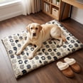 thumbnail image 5 of huayou Rectangular Pet Sleeping Mat, Vintage Printed Fabric with Soft Thick Padding, Durbale Washable Cushion Pad for Indoor Cats Small Dogs Daily Rest, XXXL Size, 5 of 5