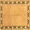 thumbnail image 1 of Ahgly Company Indoor Square Persian Brown Traditional Area Rugs, 4' Square, 1 of 4