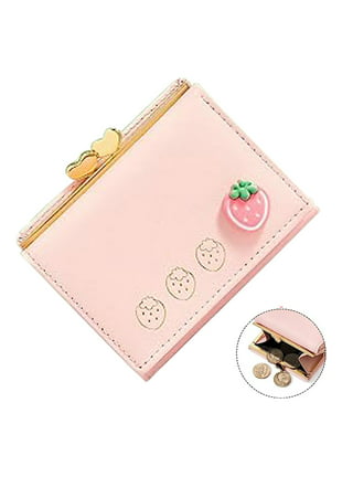 Cocopeaunt PU Leather Girls Wallet Cute Cartoon Zipper Card Holder Mini Clutch Wallet Key Chain Coin Purse Kids Gifts Stationary, Kids Unisex, Size