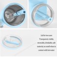 thumbnail image 5 of LLQkigsxse Kitchen Cups Set Flip Straw Lid Replacement Fit for 30 Oz Flip Straw Tumbler Lid for Leakproof Flip Straw Lid Reusable Tumbler Cover for Cup, 5 of 5