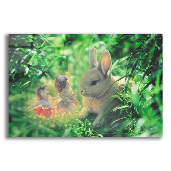 Epic Art 'Lost Baby' by Kirk Reinert, Acrylic Glass Wall Art, 24"x16"