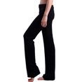 thumbnail image 2 of HDE Women's Yoga Pants Activewear Workout Leggings Black L, 2 of 4