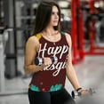 thumbnail image 6 of Salouo Happy Thanksgiving Pattern Workout Tank Tops for Women,Gym Exercise Sleeveless Running Loose Athletic Top Fit Yoga Tops Active Shirts-X-Large, 6 of 7