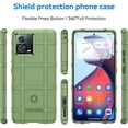 thumbnail image 2 of Case for Motorola Moto S30 Pro, Heavy Duty Shockproof Military Grade Drop Tested Field Phone Case Bumper Rugged Cover for Moto Edge 30 Fusion/S30 Pro HD Green, 2 of 14