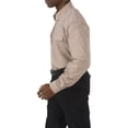 thumbnail image 3 of 5.11 Work Gear Men's Stryke Long Sleeve Work Shirt, Teflon Treated, Flex-Tac Fabric, Khaki, 5X-Large, Style 72399T, 3 of 3