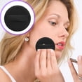 thumbnail image 2 of Miangastore Dusting Puff Cushion Sponge Black Pu Leather 6Pcs, 2 of 8