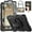 Black/Black, variant on HXCASEAC Case for Samsung Galaxy Tab A9+/ A9 Plus Case 11 Inch, Protective with Screen Protector/Hand Strap/Pen Holder, Sturdy Shockproof Galaxy A9 Plus Tablet Case 2023 SM-X210/X216/X218 - Black