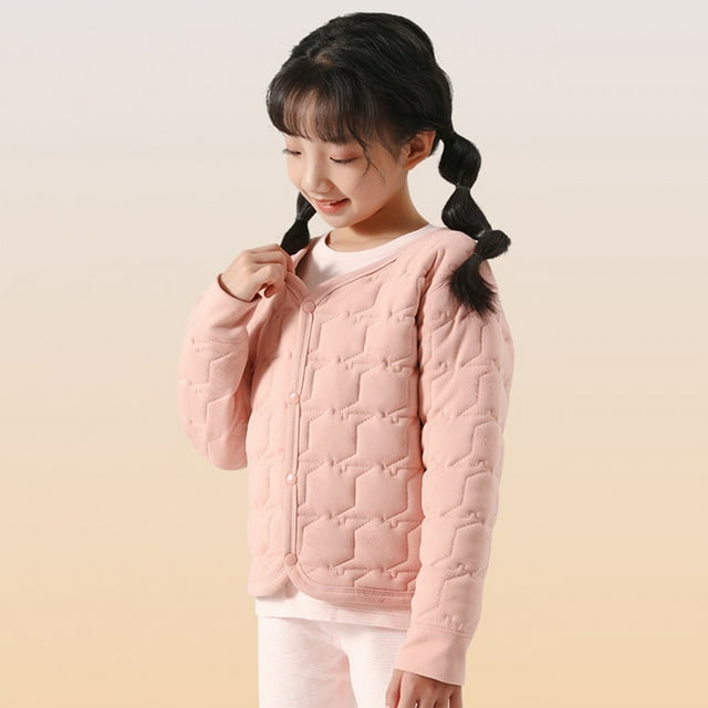 TopLLC Padded Jacket For Boys And Girls, School Uniform For Children, Padded Jacket For Children Warm cotton padded jacket