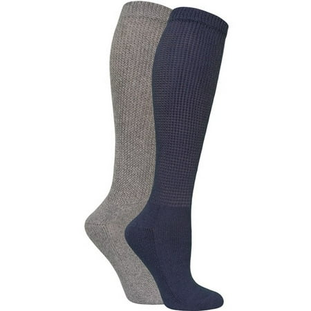 Dr. Scholl's - Women's Diabetic Knee-High Socks 2-Pack - Walmart.com ...