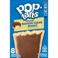thumbnail image 6 of Pop-Tarts Frosted Boston Creme Donut Toaster Pastries, Breakfast Foods, Shelf-Stable, 13.5 oz (8 Count), 6 of 9