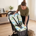 thumbnail image 4 of Cartoon Stroller Liner Pad Universal High Chair Cushion Breathable Carriage Seat Insert Soft Support Mat for Daily Walk Outdoor Camping and Road Trip Travel, 4 of 6