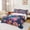Navy Blue Pink, variant on Manfei Daisy Sunflower Twin Sheet Sets 3pcs for Girls, Floral Flower Twin Fitted Sheet, Green Leaves Flat Sheet, Ultra Soft Home Decor
