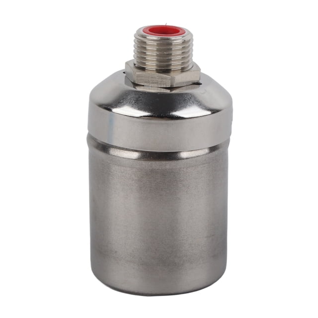 Válvula de bola flotante de 1/2 pulg., válvula de control de agua automática de acero inoxidable para torre de fregadero de tanque de agua