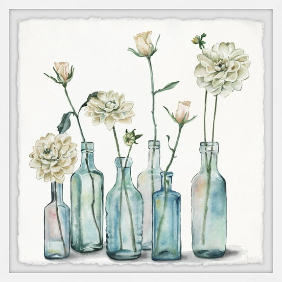 Parvez Taj Clearly White Framed Wall Art