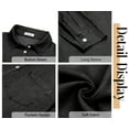 thumbnail image 5 of Fantaslook Denim Shirts for Women Button Down Blouses Long Sleeve Casual Tops Fall Outfits, 5 of 8