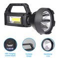 thumbnail image 4 of COB Flashlight Linterna USB Vida recargable Life a prueba de agua Luces ajustables de largo alcance Reparación para senderismo Caza de acampar Kearding OD003459-00B, 4 of 7
