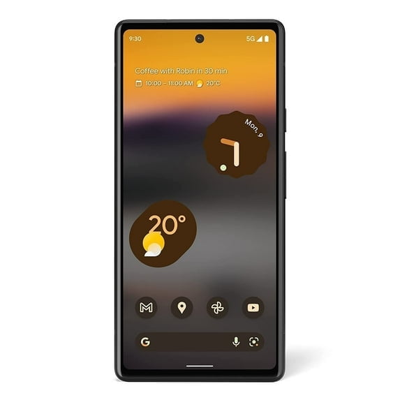 Pre-Owned Google Pixel 6a 5G GX7AS 128GB Factory Unlocked 6.1 in 6GB RAM 12.2 MP Phone - Charcoal(Good)