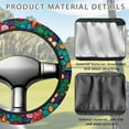 thumbnail image 4 of ZUXONGSY Flower Golf Cart Steering Wheel Covers Club Car Steering Wheel Cover Non-Slip Interior Decor Steering Wheel Accessories Universal Steering Wheel Cover for Club Car Golf Cart, 4 of 7