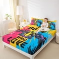 thumbnail image 4 of Feelyou Modern Automobile Twin Sheet Sets, Racing Car Sports Bedding, 3pcs, 4 of 7