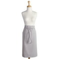 thumbnail image 1 of Design Imports Tablier Bistro en Chambray Solide Marron de Pierre, 1 of 2