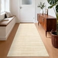 thumbnail image 1 of Runner Rug 2x6 for Hallways Entryways Modern Solid Area Rug Contemporary Beige Minimalist Floor Carpet Machine Washable Non-Slip Low Pile Rugs for Kitchen Bathroom Entrance Bedside, 1 of 14