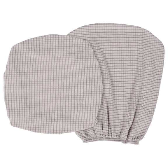 SEWCHICS 1 Set Slipcover Chair Cover Grey Polyester Stain Protection for General Users Home Use