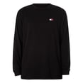 thumbnail image 5 of Tommy Jeans Regular Badge Longsleeved T-Shirt, Black, 5 of 5