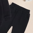 thumbnail image 6 of CAUYDY 3 6 9 12 18 24 Months 1-5T Baby Boys Photoshoot Outfits Newborn Long Sleeve Shirt and Elastic Sweatpants 2Pcs Clothes Set Fall Winter Gift for Toddler Black for Sizes 18-24 Months, 6 of 7