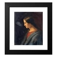 thumbnail image 2 of Emma Leroux de Lincy 12x14 Black Modern Framed Museum Art Print Titled - Woman's Head (1842), 2 of 5