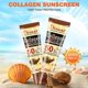 thumbnail image 2 of Protector solar de Caracol de colágeno de 50g, protector solar para blanquear la radiación Uv Solar, crema corporal con control de aceite, Spf50 ++, sol hidratante kaili Sencillez, 2 of 4