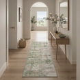 thumbnail image 4 of GENIMO 2'x7' Runner Rug, Washable Non Slip Soft Abstract Hallway Runner for Kitchen Entryway Laundry Room, Dusty Sage, 4 of 6