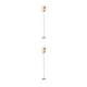 thumbnail image 4 of Ounissouiy Cuchara mezcladora retorcida, cucharas redondas de mango largo, agitador en espiral, vajilla de postre, accesorios de Bar, barman, oro Oro rosa 2piezas, 4 of 6