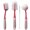 Red, Set of 4, variant on Dish Brush Set- Kitchen Scrub Brushes with Non-Slip Long Handle for Cleaning, Scrubber, Dishwashing, Dishes, Bottles, Straws, Cups, Pots & Sink