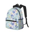 thumbnail image 2 of Vsdgher Colorful Butterfly Print Unisex Large Capacity Bookbag Schoolbag Casual Daypack for High School/College/Teens/Travel/Work, 2 of 8