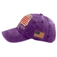 thumbnail image 5 of 250 Anniversary USA Hat America 250 Merchandise 250 Year American Anniversary Hat Patriotic Baseball Cap,Purple, 5 of 5