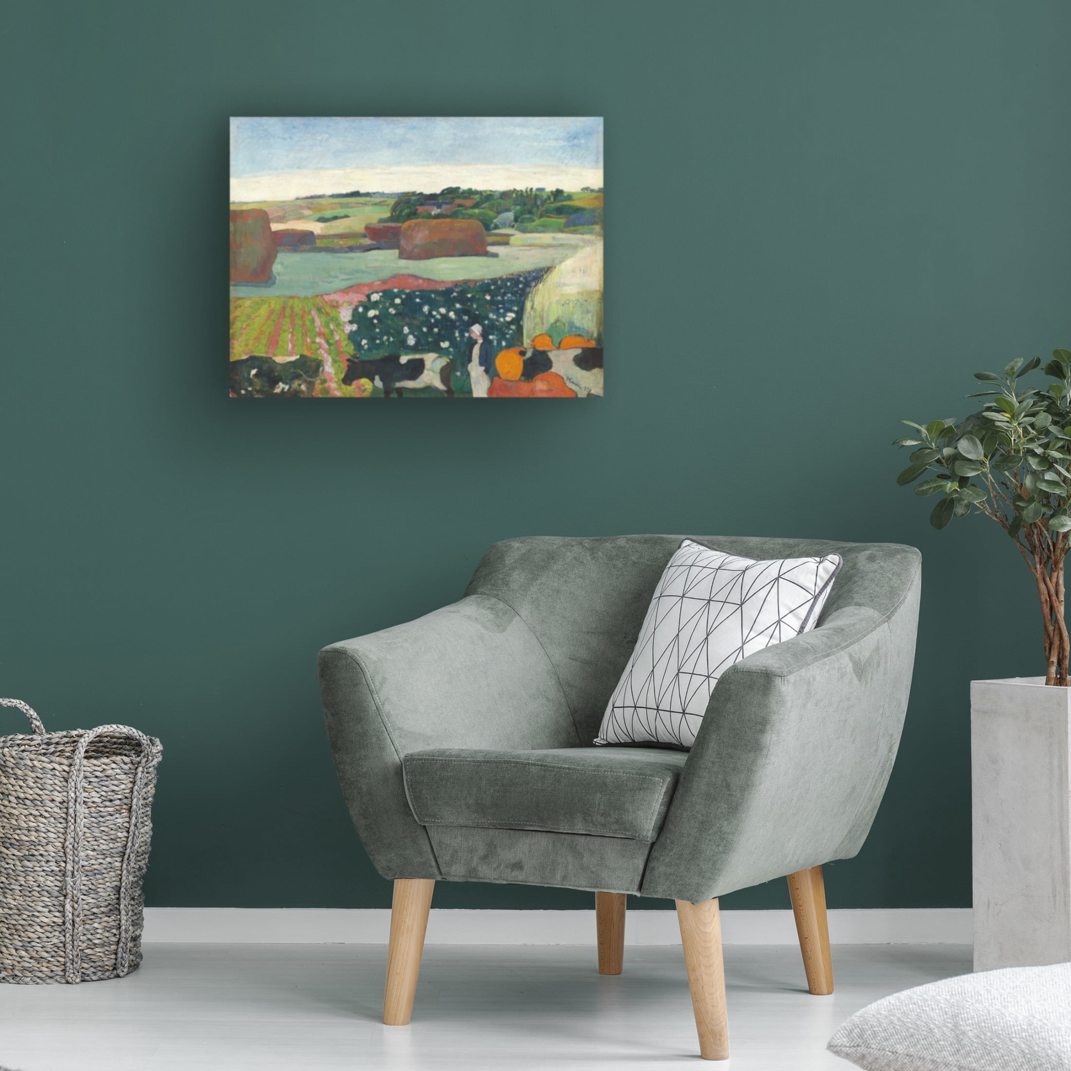 Trademark Fine Art Paul Gauguin Gaugin Landscapes II Canvas Wall Art