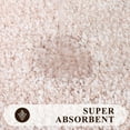 thumbnail image 7 of Findosom 3pcs Bathroom Rugs Set with U-Shaped Mat, Non Slip, Quick Drying, Ultra Soft and Water Absorbent Bath Rug Mat Carpet Machine Washable 20"x32"+20"x59"+U Shape 20"x24" Pink, 7 of 7